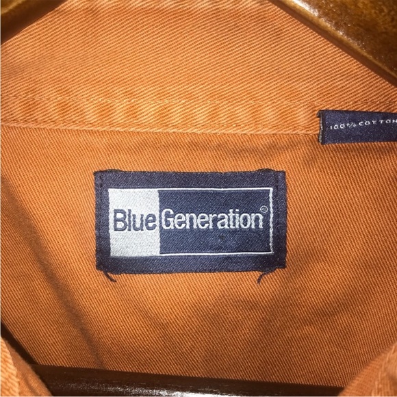 Men’s Blue Generation UT Longhorns Button Down - Picture 2 of 3